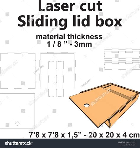 sliding lid metal box|sliding lid box template.